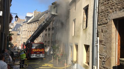 Incendie dans la Haute Ville