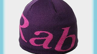 Rab Logo Beanie: Grape