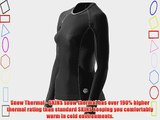 Skins S400 Thermal Long Sleeve Women's Compression Top - Black/Graphite/White S