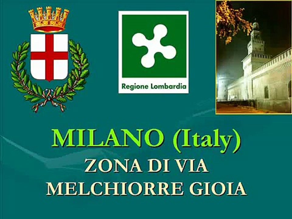 MILANO (ITALY). ZONA DI VIA MELCHIORRE GIOIA