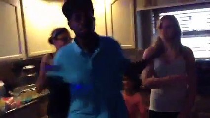 My kids and one Dumbass dancing to watch me whip and nae nae