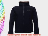 Regatta Boys Tato Softshell Jacket Black 11-12