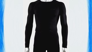 Falke Men's Running Base Layer Shirt Long-Sleeved - Black M