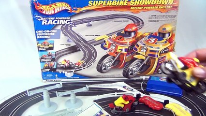 Hot Wheels Super Bike Showdown Slot Car Race Track