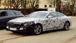 2015 Mercedes-Benz S-Class Coupe Spy Video