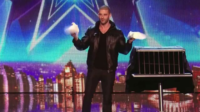 Britain's Got Talent 2014 Darcy Oake's jaw dropping dove illusions
