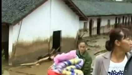 Le nord-ouest de la Chine frappé par des inondations et des glissements de terrain