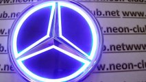 Benz cars light, Mercedes emblem and badge ebay - mercedes led - auto 12v led lights