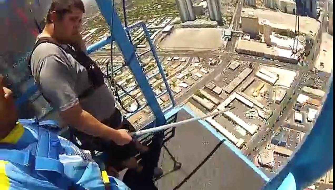 Sky Jump at the Stratosphere Hotel in Las Vegas
