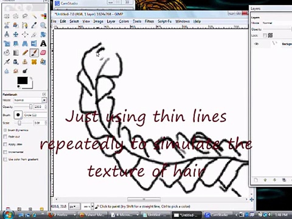 How to draw braids for anime and manga tutorial