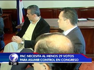División en el PUSC dejaría al PAC a un voto de alcanzar la presidencia del congreso