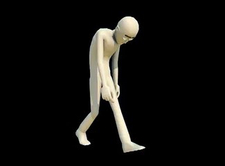 Sad Walk 3D Character Animation