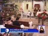 En una boda poco usual, 12 parejas dieron el sí al mismo tiempo en Alajuela