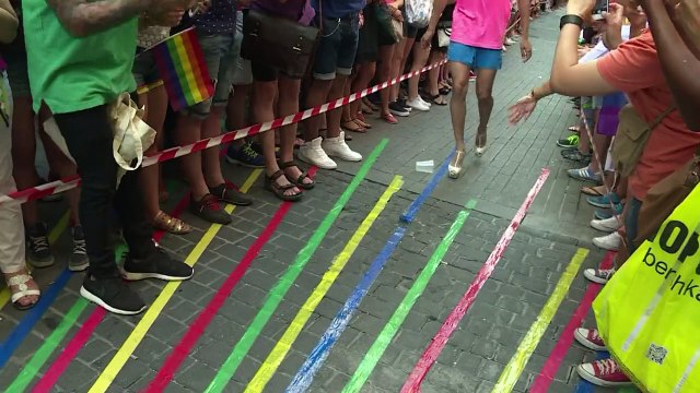Madrid pride: A real drag race - in heels