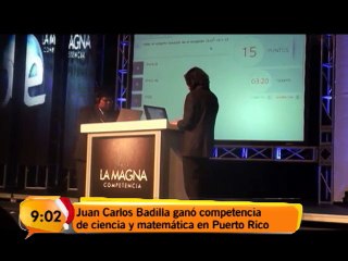 Estudiante costarricense gana Magna Competencia de Matemáticas y Ciencias