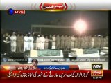 Funeral prayers of train incident martyrs held in Gujranwala Cantt