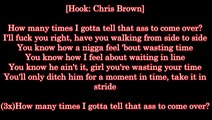 DJ Khaled - How many times Lyrics ft Chris Brown , Lil Wayne & Big Sean