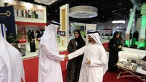 Day Two of Dubai Government Achievements Exhibition 2015 displaying Dubai Smart Gov stand