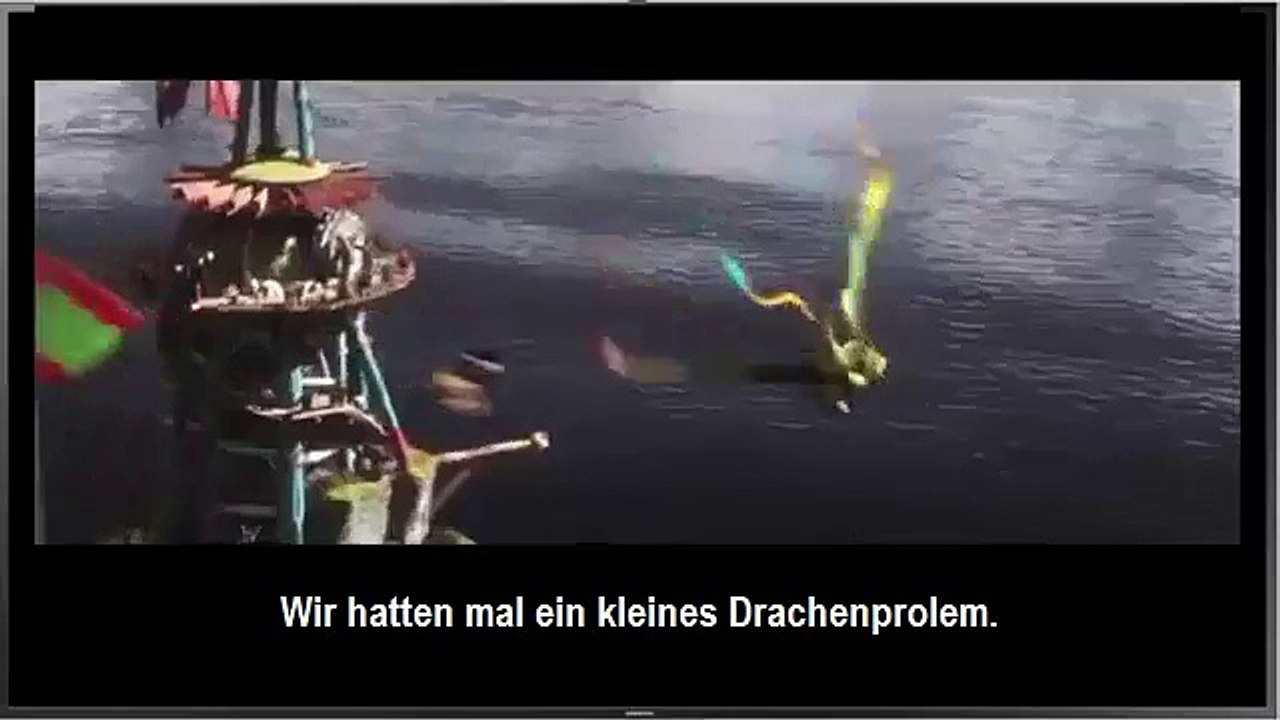 Learn German with Movies 2 (Deutsch - Gersub) How to train your Dragon