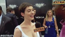 'Dark Knight Rises' Premiere: Anne Hathaway Wears Wedding White