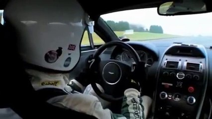 Aston Martin One-77 supercar in action