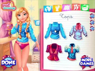 Disney Frozen Game Anna Goes To High School Video Games For Kids Tutorial