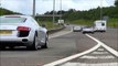 50 Supercars acclerating  M6 toll supercar charity Event toll plaza accelerations