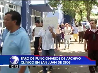 Malas condiciones de trabajo están detrás de huelga en el archivo de San Juan de Dios