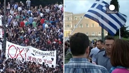 "Охи" или "не"? Греция раскололась накануне референдума