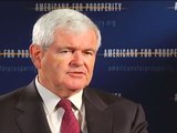 Former Speaker of the House Newt Gingrich Delivers a Message to AFP Activists
