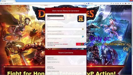 Deck Heroes cheats - Deck Heroes hack step by step