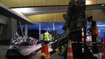 Smaug the great dragon of Middle-earth at Wellington Airport timelapse