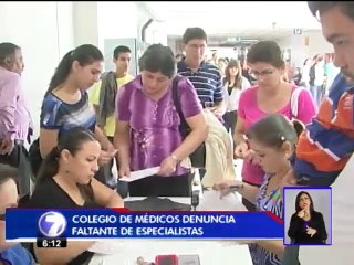 Escasez de especialistas en hospitales se agrava, según Colegio de Médicos