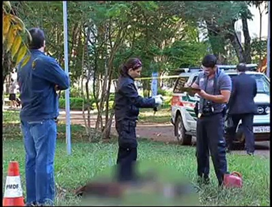 Jornal local: Corpo carbonizado