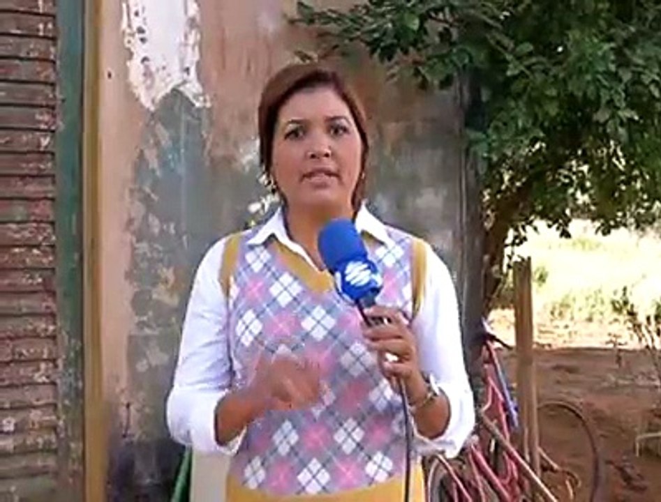 Jornal local: idosa abandonada