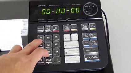 REGISTRADORA CASIO PCR T 280 (PROGRMACION BASICA)