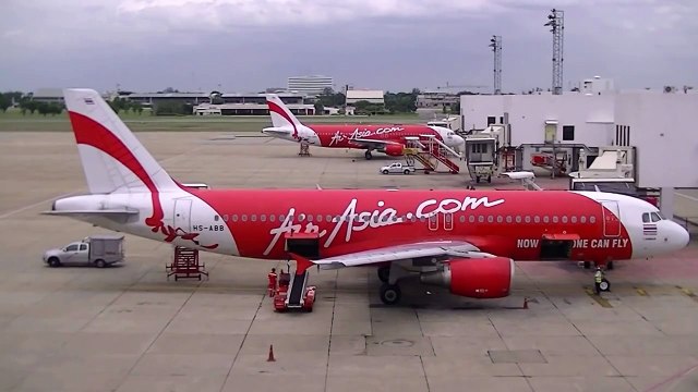 Nok Air and Thai AirAsia at Bangkok Don Muang Airport 2013