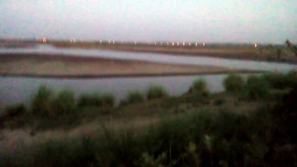 the border of india and pakistan at narowal...