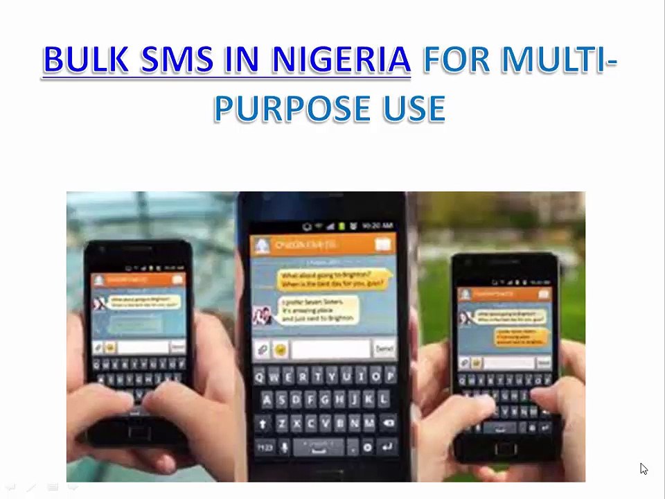 Bulk SMS in Nigeria for Multi-Purpose Use