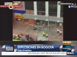 Dos explosiones en Bogotá dejan 5 heridos
