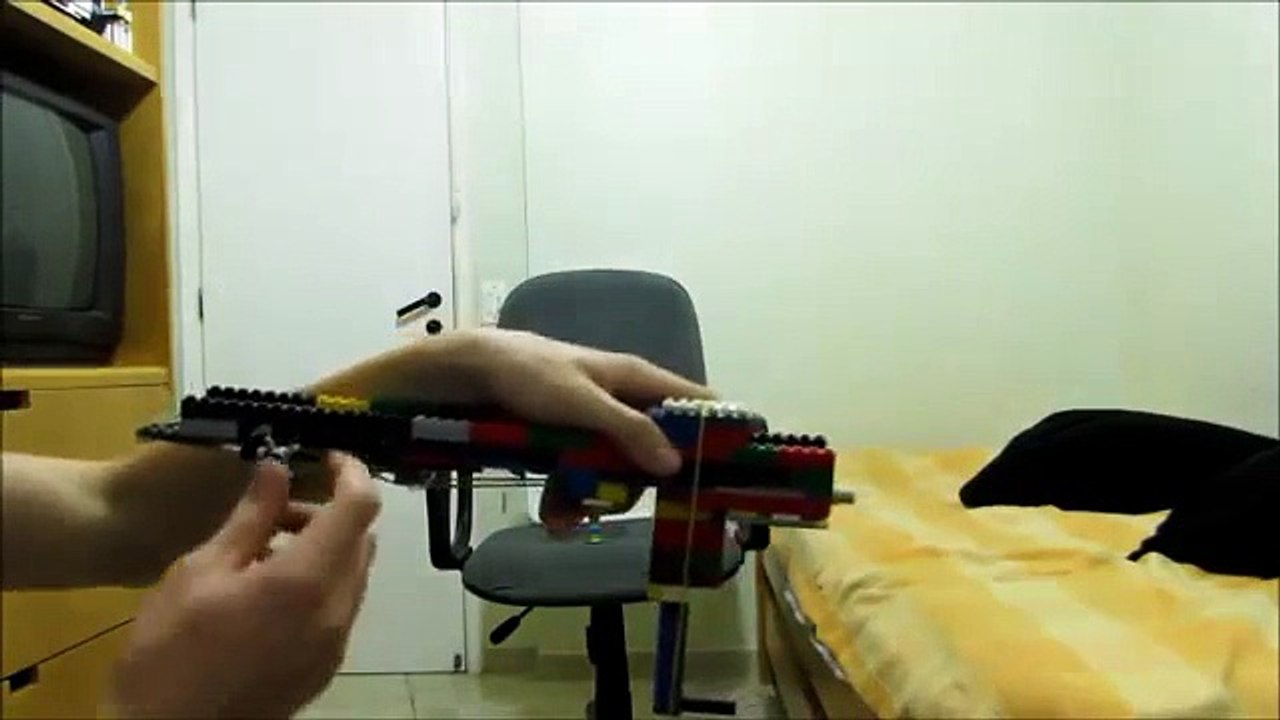 Arma de lego - Como fazer uma arma de lego - How to make a lego gun