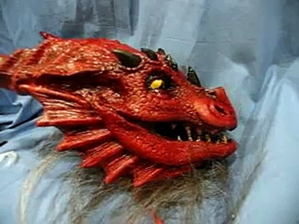 Animatronic Dragon Head Talking Mouth Test