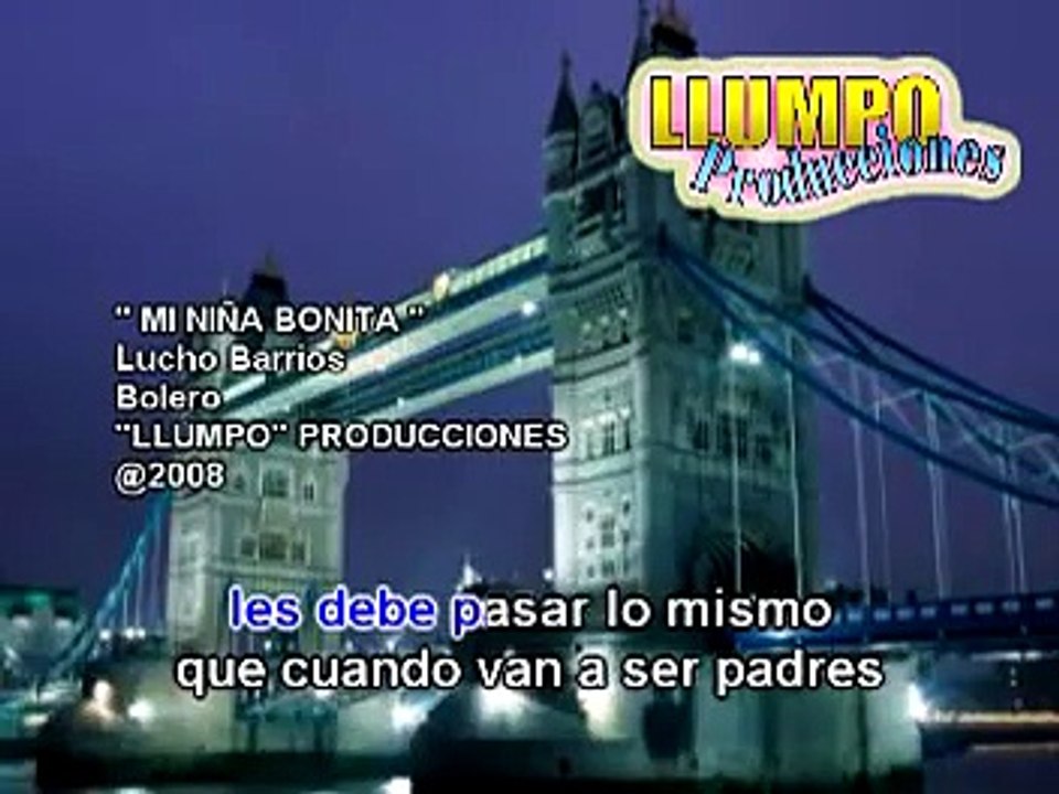 LUCHO BARRIOS - MI NIÑA BONITA - KARAOKE.mpg