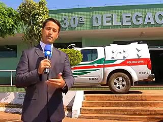 Jornal local: traficante muleta