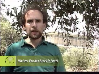 Minister Van den Broek in Israel - 1983
