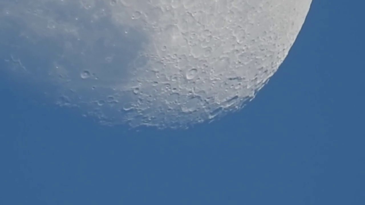 Nikon coolpix P900 83x optical zoom world record - video test on moon