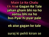 Aa Chal Ke Tujhe _ Video Karaoke Lyrics