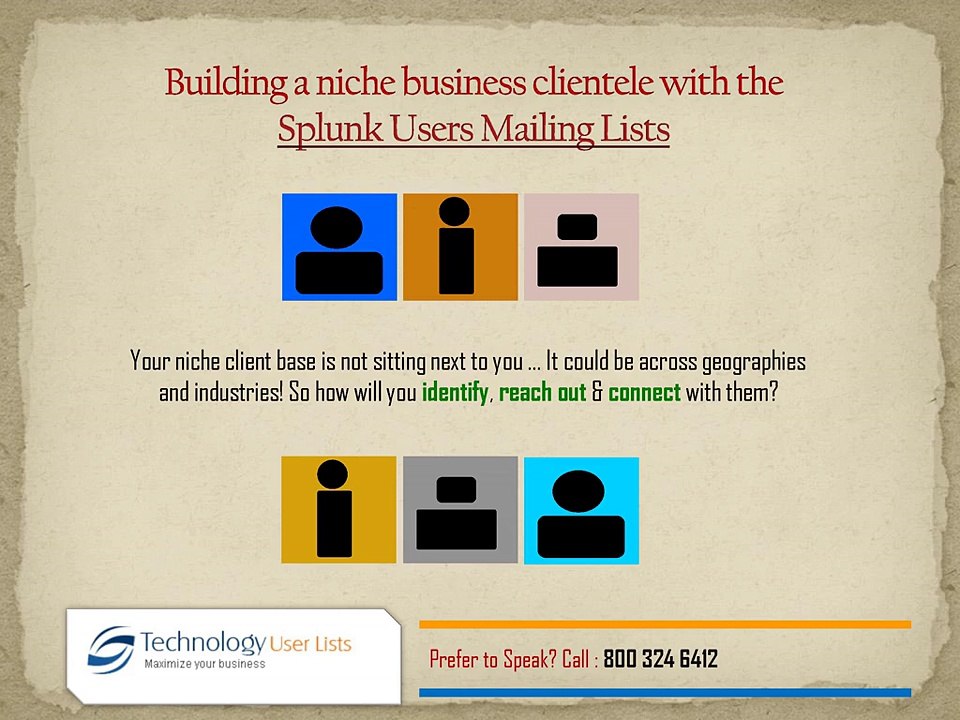 Increase sales leads, conversions and profits with the delivery driven Splunk users list