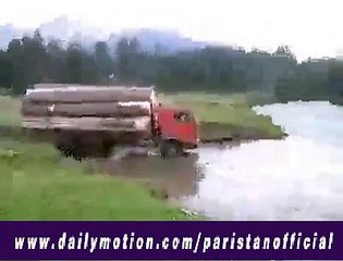 A Great Bus Drive Traveling In Water