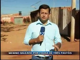 Criança baleada